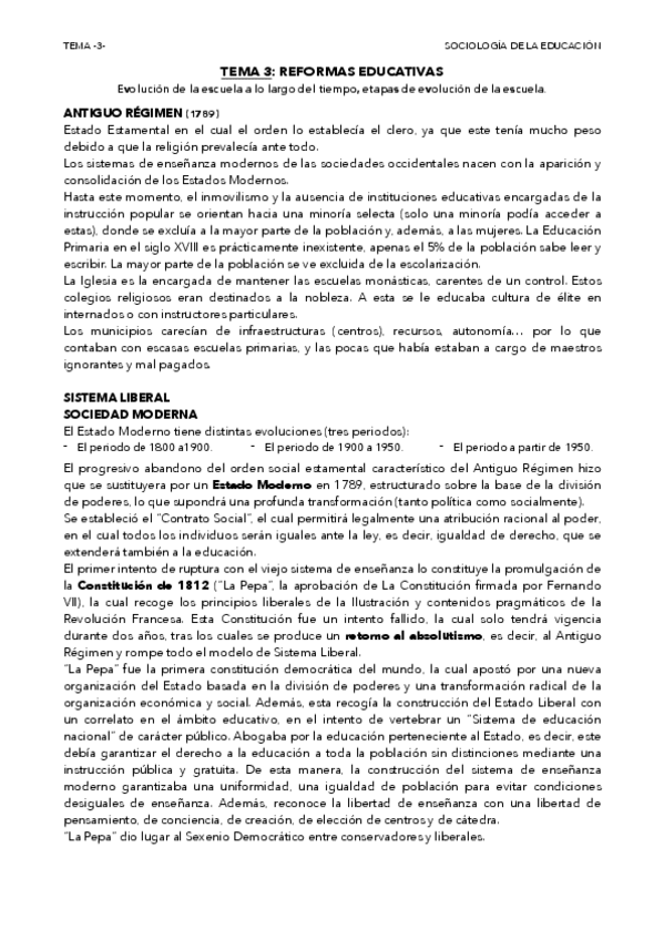 Miniatura del documento Etapas evolución escuela (reformas)