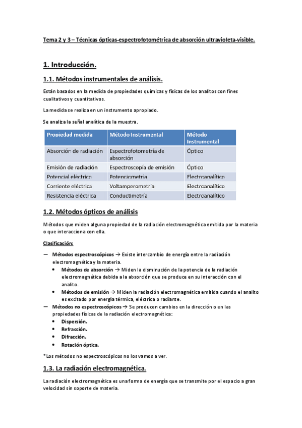 Miniatura del documento Tema-2-y-3-Tecnicas-opticas-espectrofotometrica-de-absorcion-ultravioleta-visible.pdf