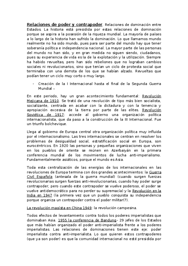 Miniatura del documento TEMA 2 EXAMEN. RELACIONES DE PODER Y CONTRAPODER.docx
