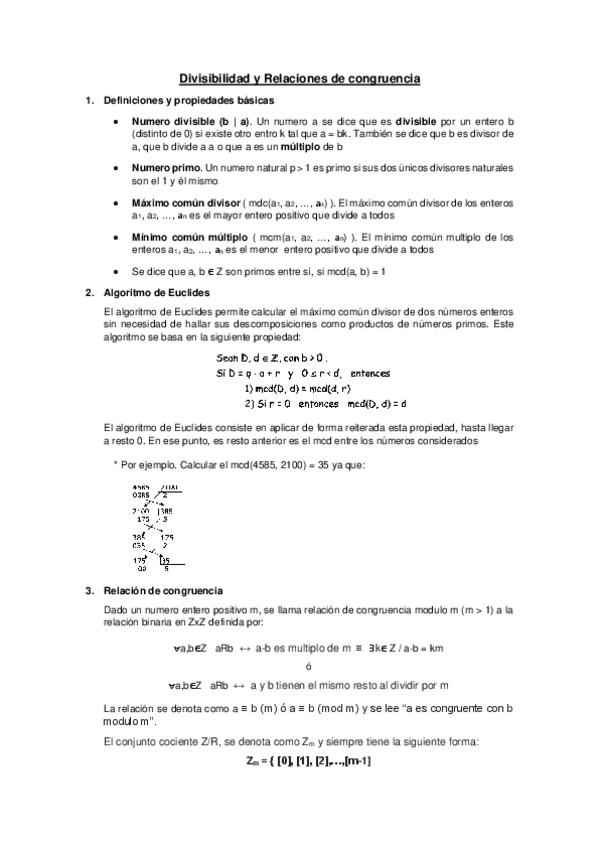 Miniatura del documento 4. Congruencias y divisibilidad