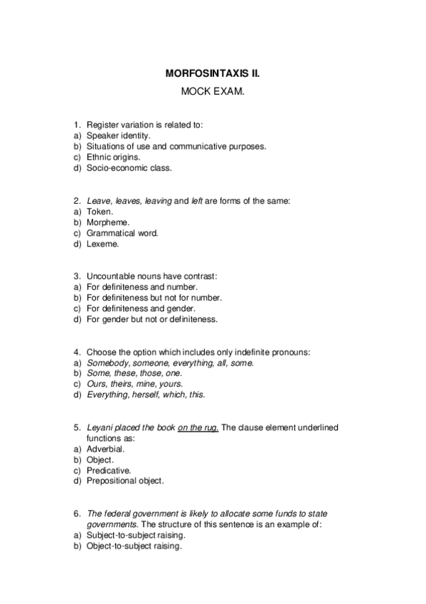 Miniatura del documento Mock-exam-Morfo-2.pdf