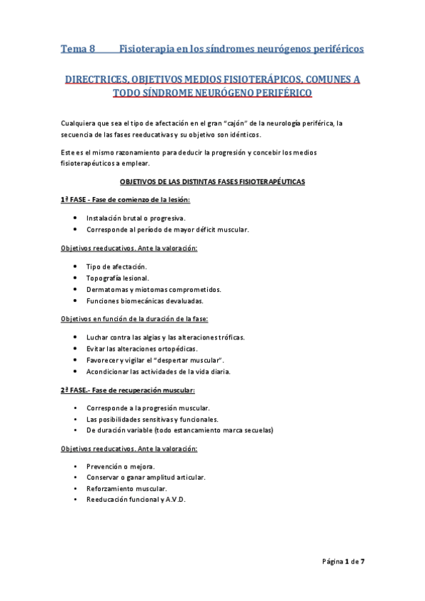 Miniatura del documento Tema 8. Fis. En Síndromes neurógenos periféricos.pdf