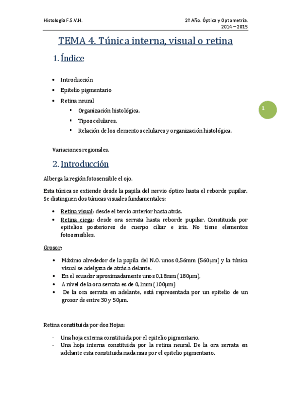 Miniatura del documento TEMA 6 - Túnica interna Retina.pdf