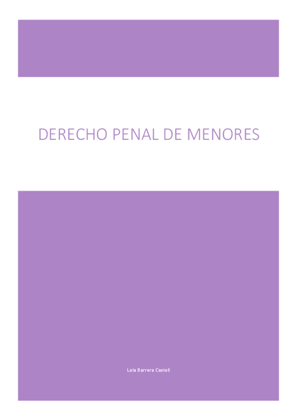 Miniatura del documento TEMARIO COMPLETO DERECHO PENAL DE MENORES..pdf