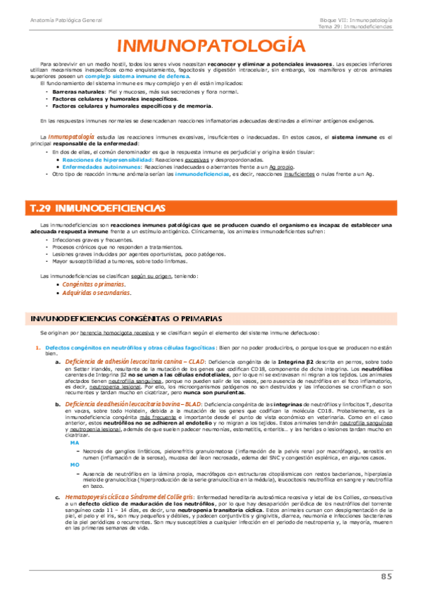 Miniatura del documento Anatomía patológica general- Bloque 7 Inmunopatología.pdf