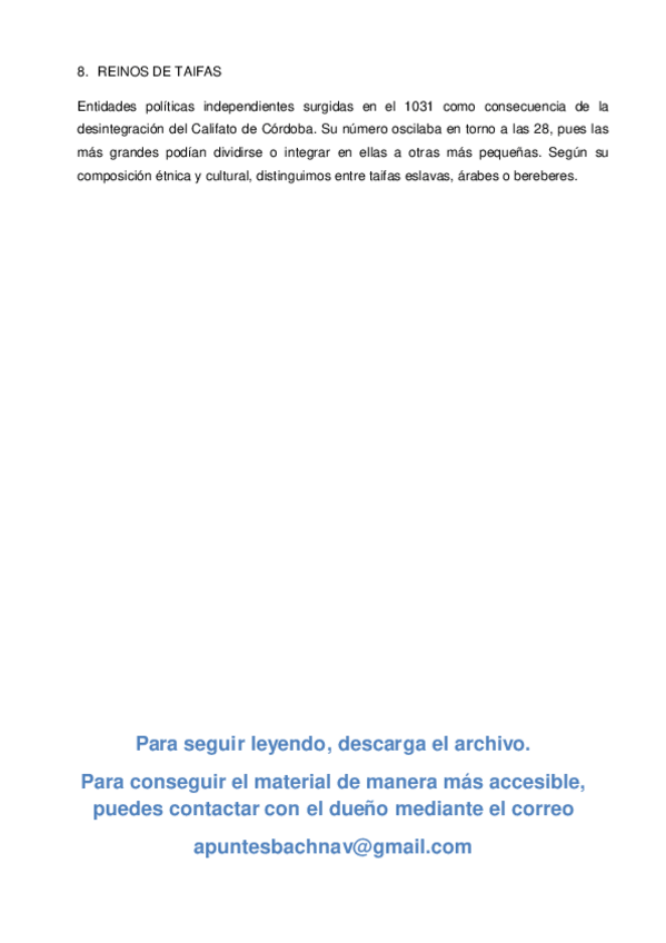 Miniatura del documento 8. Reinos de Taifas