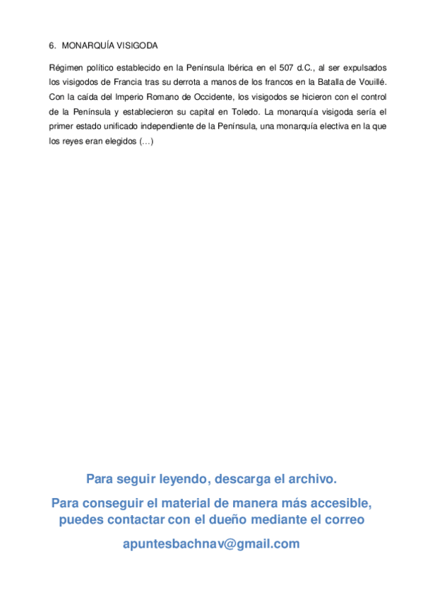 Miniatura del documento 6. Monarquía visigoda