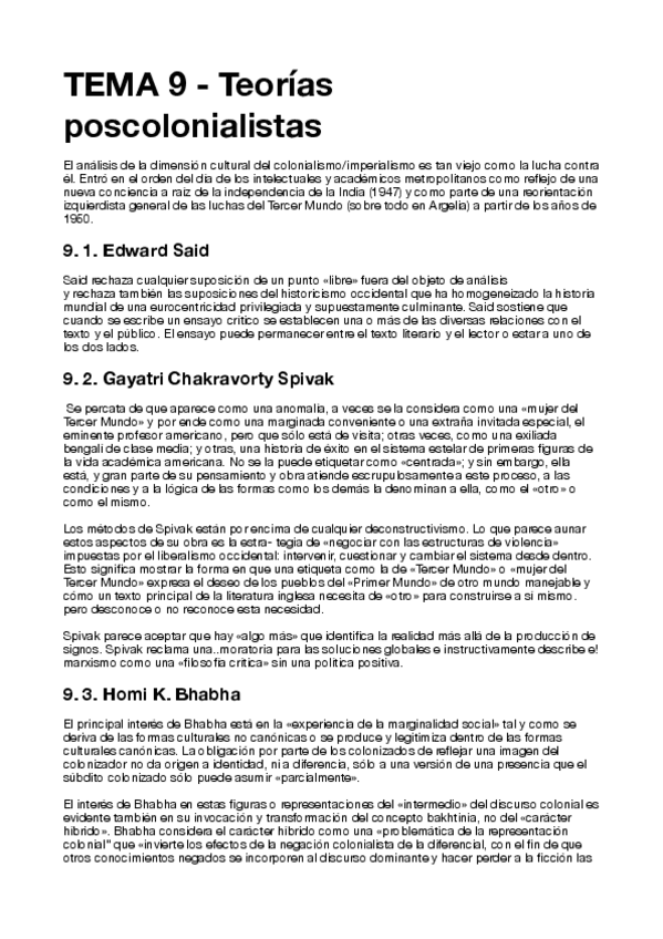 Miniatura del documento Tema-9-Teorias-poscolonalistas.pdf