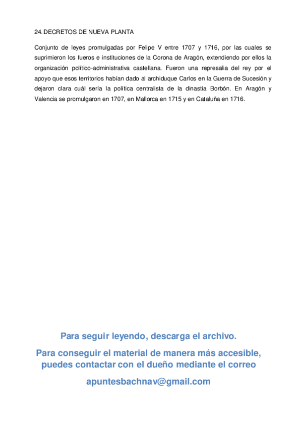 Miniatura del documento 24. Decretos de Nueva Planta