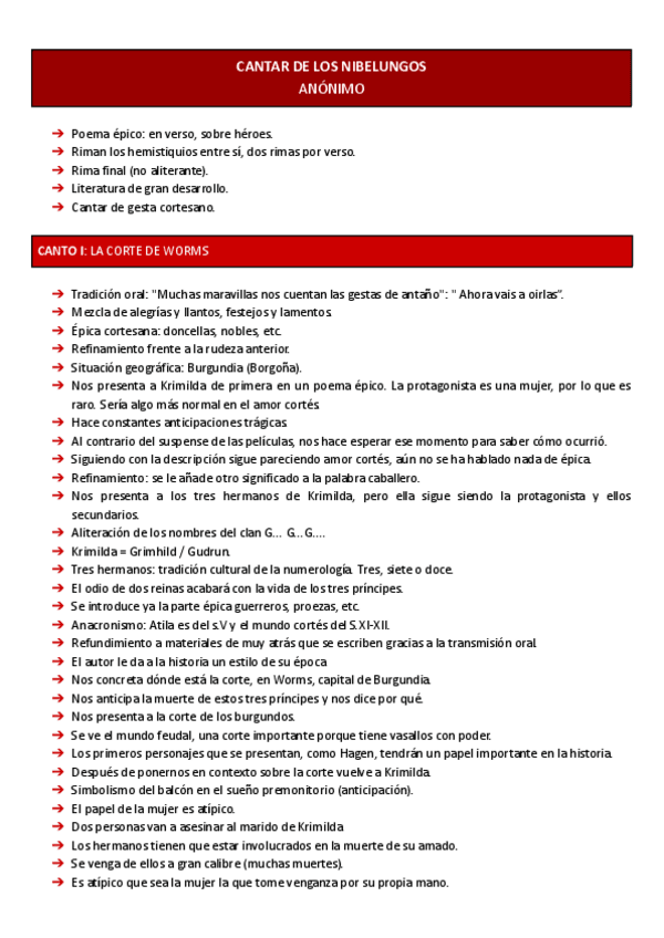 Miniatura del documento Resumen y análisis - Cantar de los Nibelungos.pdf