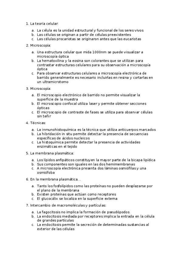 Miniatura del documento Examen de Citología e Histología General Humana 2014.docx