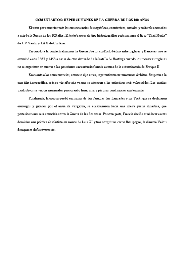 Miniatura del documento Comentario 5_Repercusiones De La Guerra De Los 100 Año.pdf