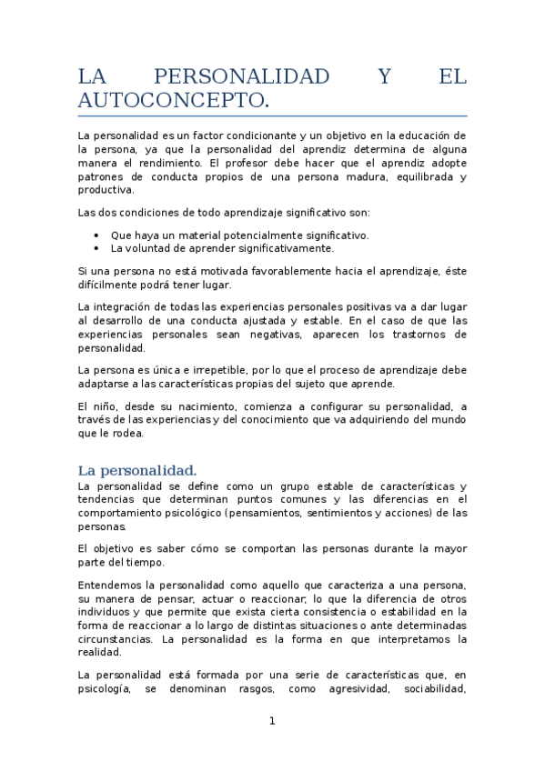 Miniatura del documento PSICOLOGÍA DEL APRENDIZAJE. PERSONALIDAD.docx