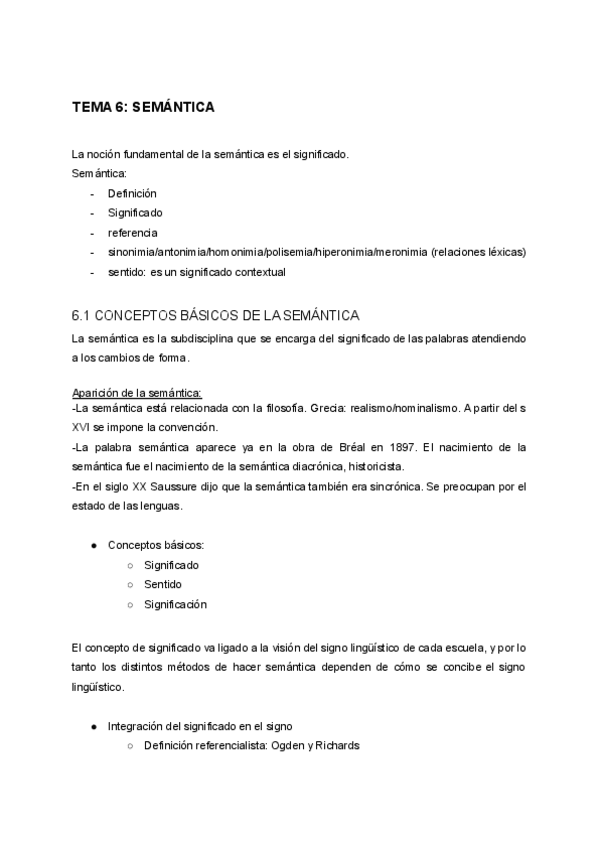 Miniatura del documento Temas 6 y 7 - Semántica y pragmática