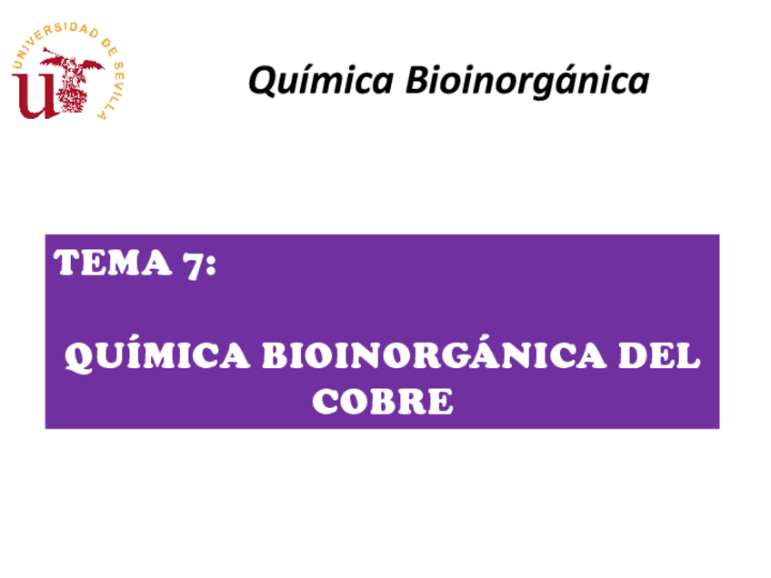 Miniatura del documento Tema 7. Bioquímica del cobre..pdf