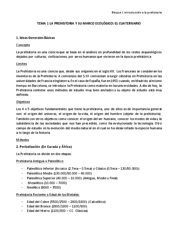 Miniatura del documento TEMA 1 La prehistoria y su marco ecologico El Cuaternario +.pdf