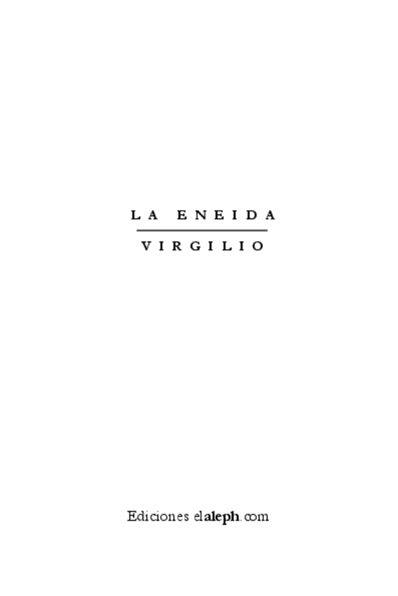 Miniatura del documento Virgilio - La Eneida (en prosa).pdf
