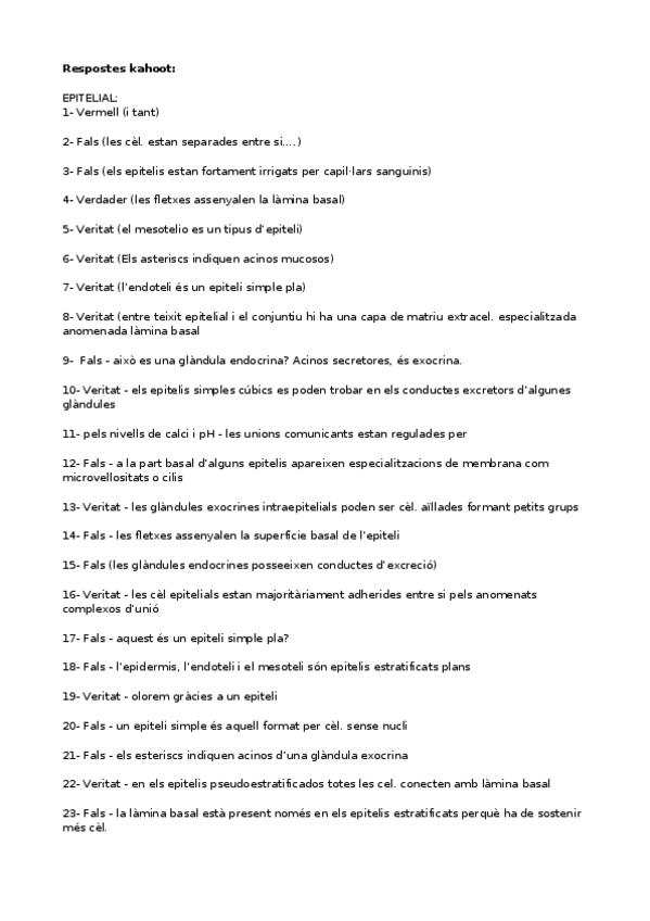 Miniatura del documento Histologia-Respostes-kahoot.docx