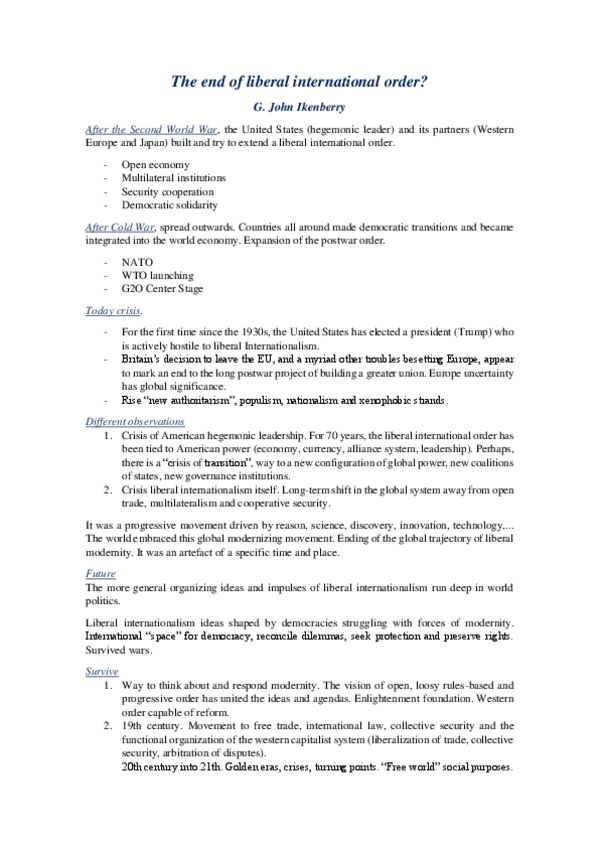 Miniatura del documento Revisio-de-The-end-of-liberal-international-order.pdf