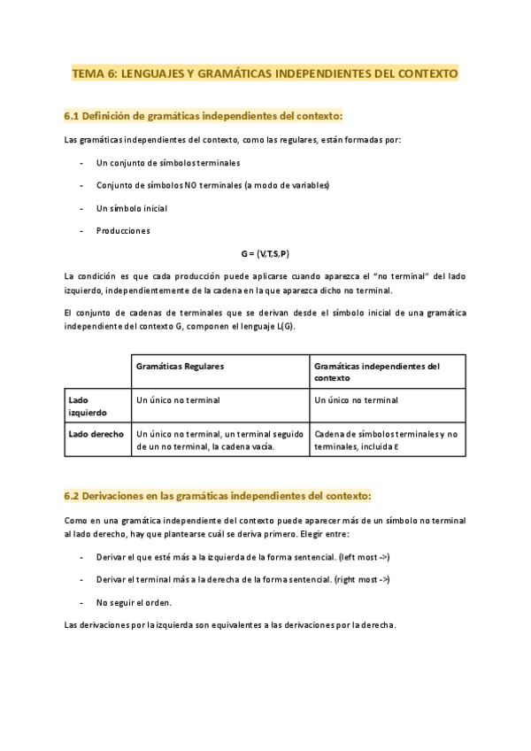 Miniatura del documento 6. Lenguajes y gramáticas independientes