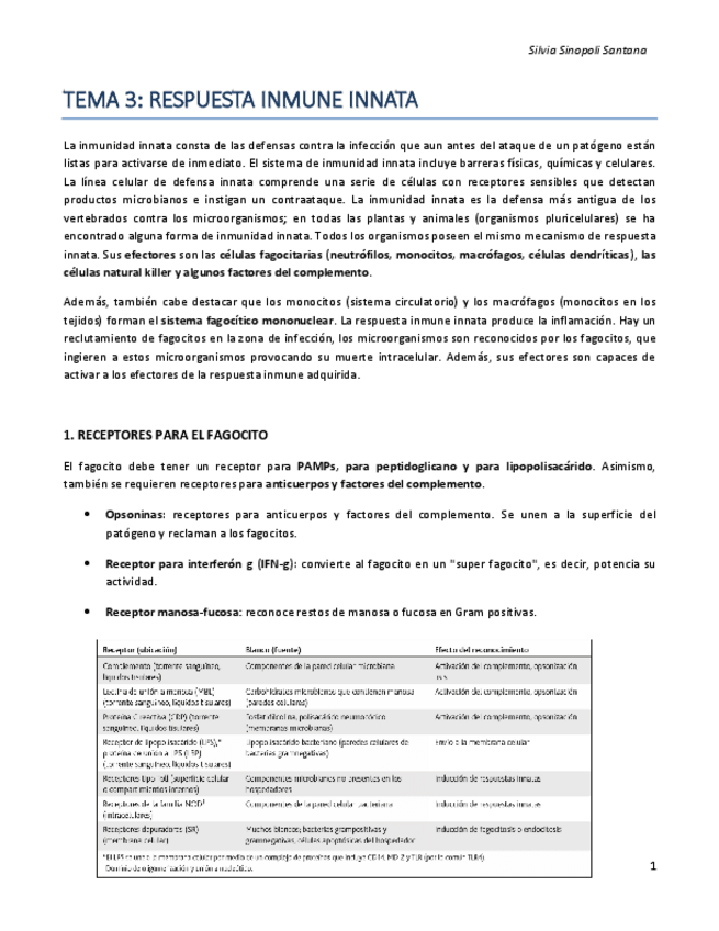 Miniatura del documento Tema 3 - Respuesta inmune innata (ok).pdf