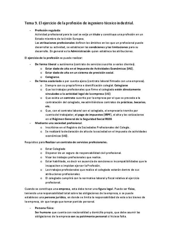 Miniatura del documento ResumenTema9Elejerciciodelaprofesiondeingenierotecnicoindustrial.pdf