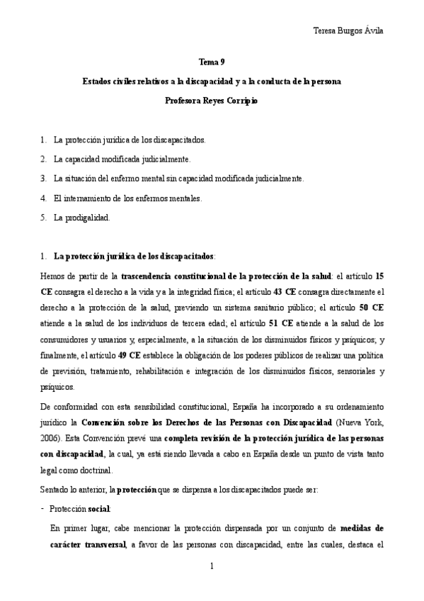 Miniatura del documento Tema 9- Estados civiles relativos a la discapacidad y a la conducta de la persona.pdf