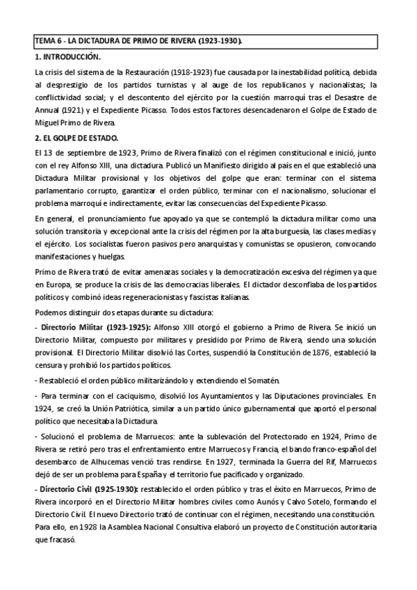 Miniatura del documento RESUMEN-Tema-6-La-Dictadura-de-Primo-de-Rivera.pdf