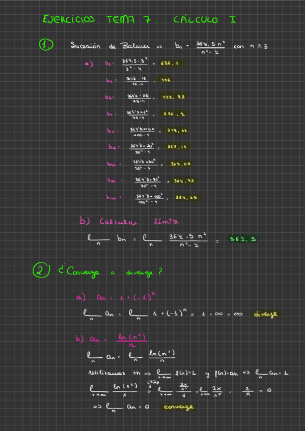 Miniatura del documento Ejercicios Tema 7 Sucesiones