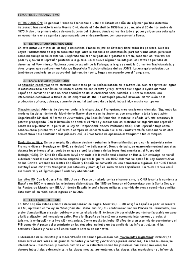 Miniatura del documento 18- EL FRANQUISMO.pdf