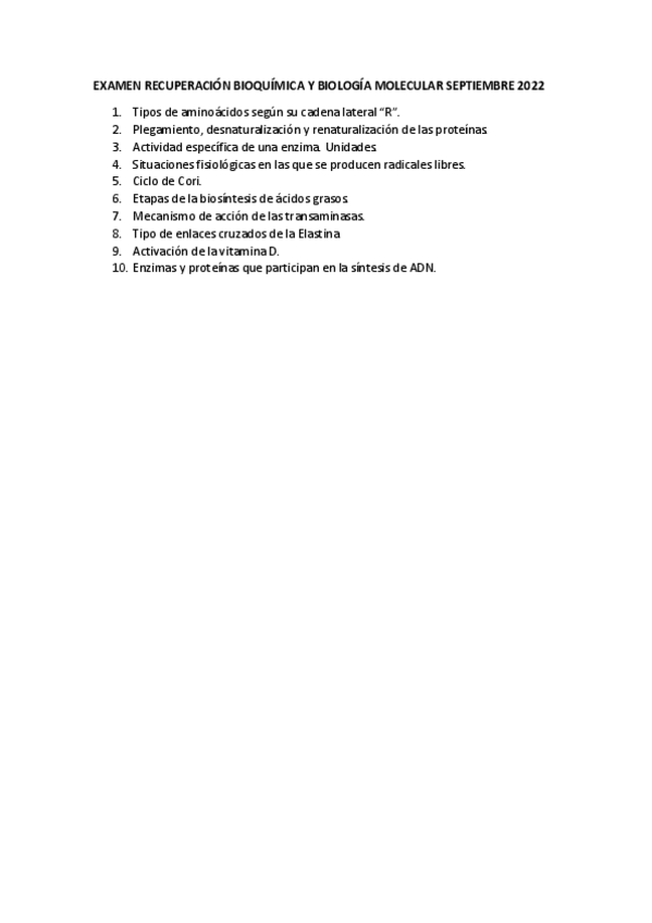 Miniatura del documento EXAMEN-RECUPERACION-BIOQUIMICA-Y-BIOLOGIA-MOLECULAR-SEPTIEMBRE-2022.pdf