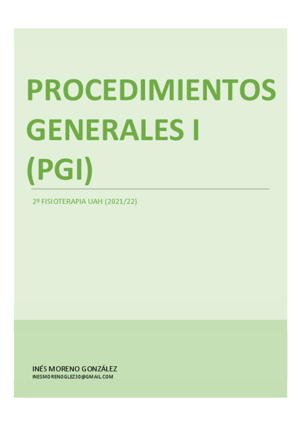 Miniatura del documento procedimientos I (PGI) -- 2º fisio uah.pdf