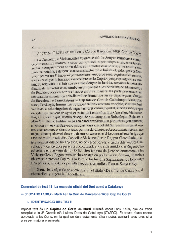 Miniatura del documento Comentari-de-text-no11-Historia-del-Dret.docx