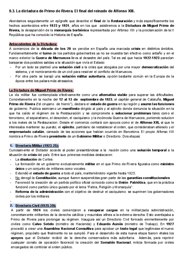 Miniatura del documento 9.3. La dictadura de Primo de Rivera