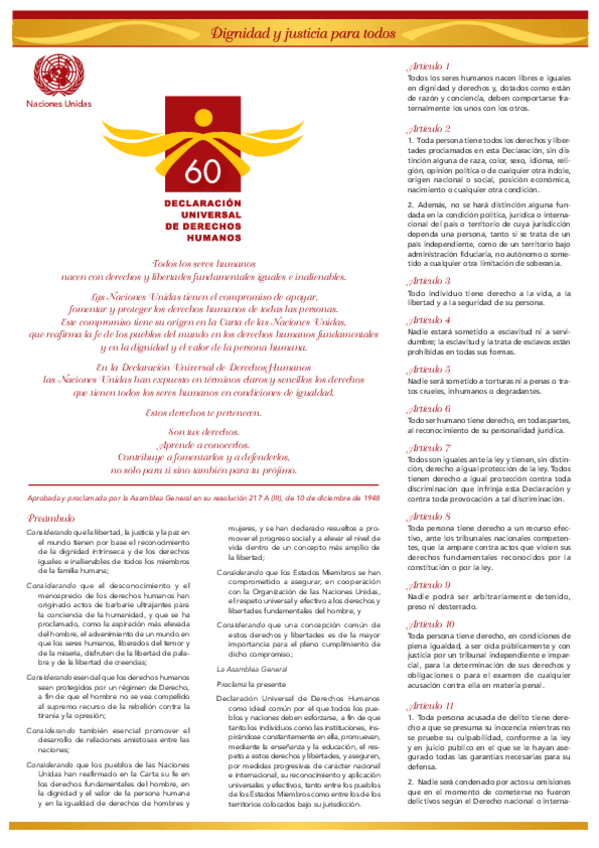 Miniatura del documento Declaracion-Universal-de-Derechos-Humanos-Dignidad-y-Justicia-para-todos-60-Aniversario-Edicion-Resumida.pdf