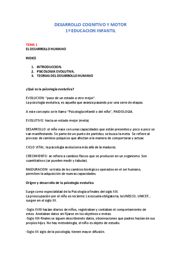 Miniatura del documento DESARROLLO COGNITIVO Y MOTOR TEMA 1 Y 2