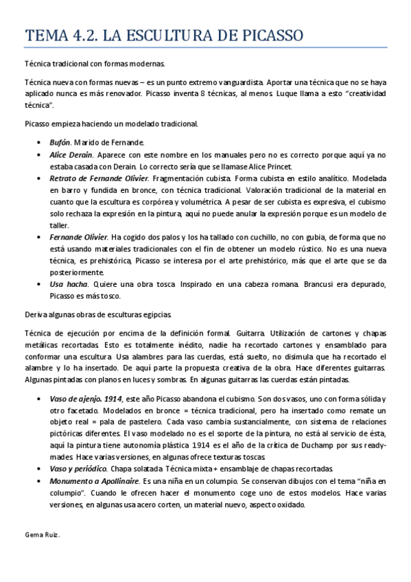 Miniatura del documento TEMA 4.2. ESCULTURA DE PICASSO.pdf