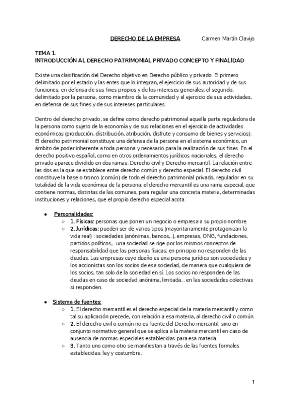 Miniatura del documento DERECHO DE LA EMPRESA - Carmen Martín Clavijo.pdf