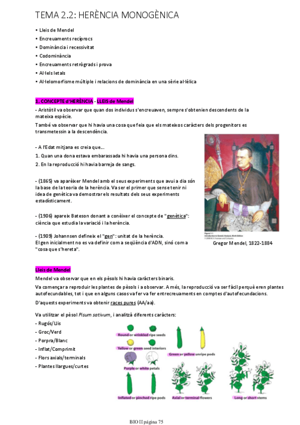 Miniatura del documento TEMA 2.2 - Herència monogenètica