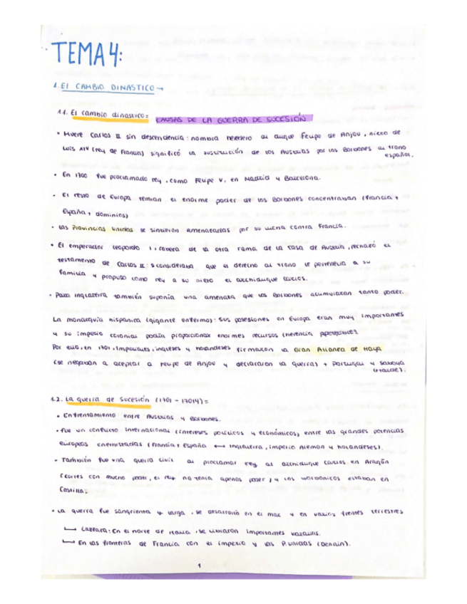 Miniatura del documento Tema-4-Cambio-dinastico.pdf