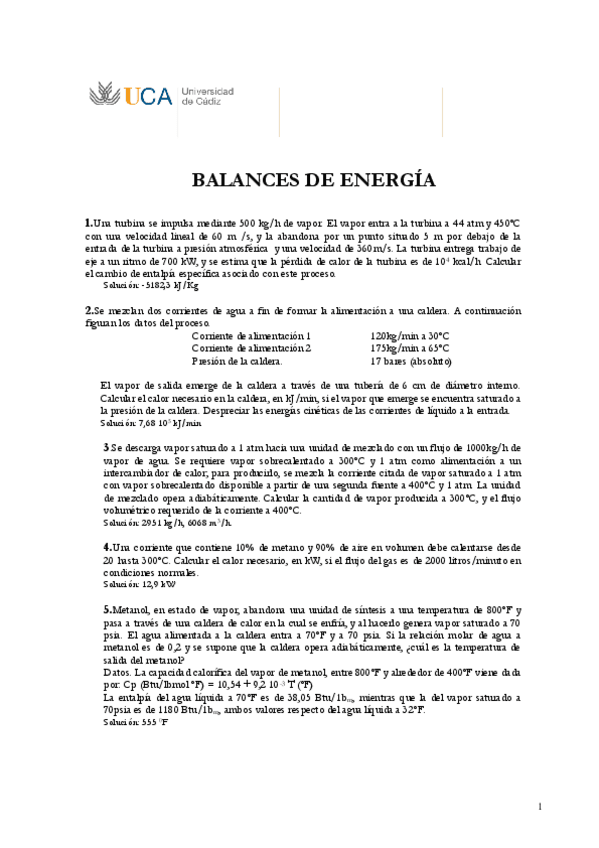 Miniatura del documento Problemas Balance energía.pdf