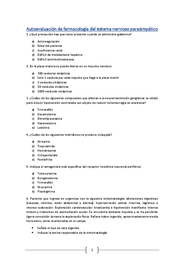 Miniatura del documento Autoevaluación de farmacología del sistema nervioso parasimpático.pdf