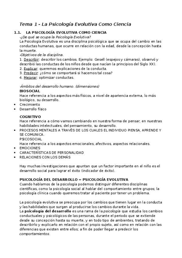 Miniatura del documento Tema 1. La Psicología Evolutiva Como Ciencia.docx