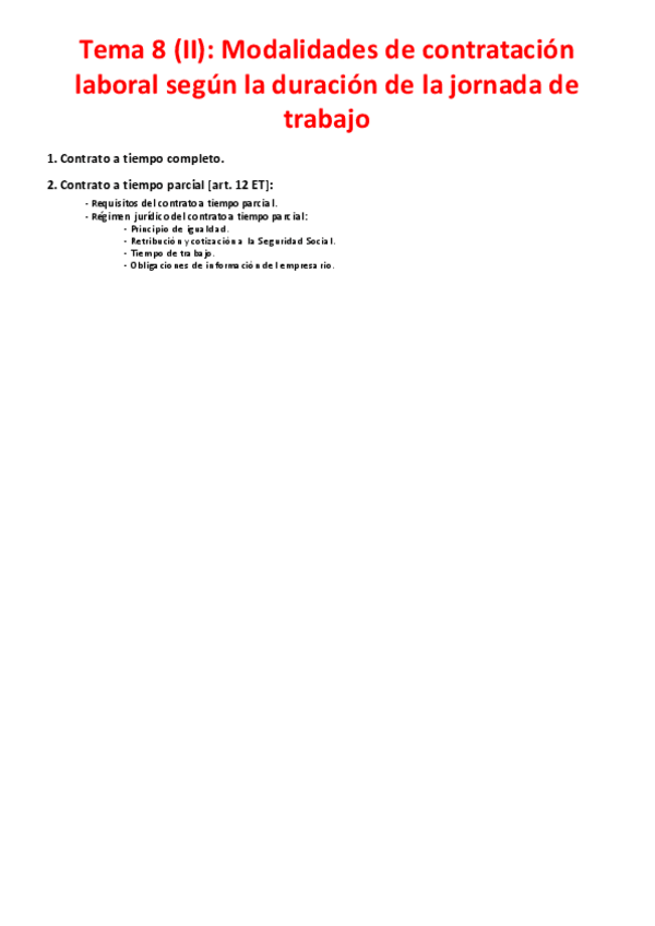 Miniatura del documento Tema 8 (II) - Modalidades de contratación laboral según la duración de la jornada de trabajo.pdf