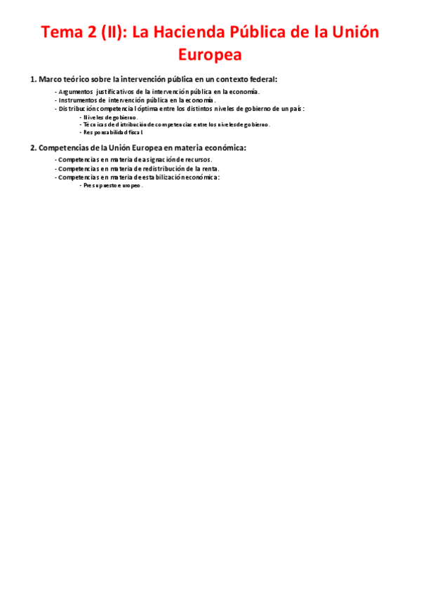 Miniatura del documento Tema 2 (II) - La Hacienda Pública de la Unión Europea.pdf