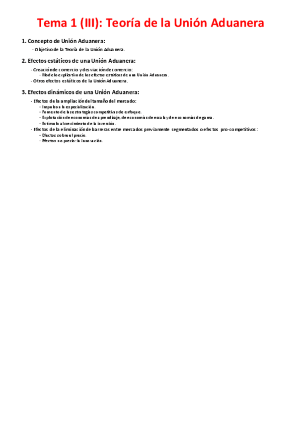 Miniatura del documento Tema 1 (III) - Teoría de la Unión Aduanera.pdf