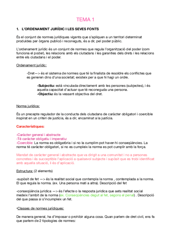 Miniatura del documento Introducció al dret (tot el curs)