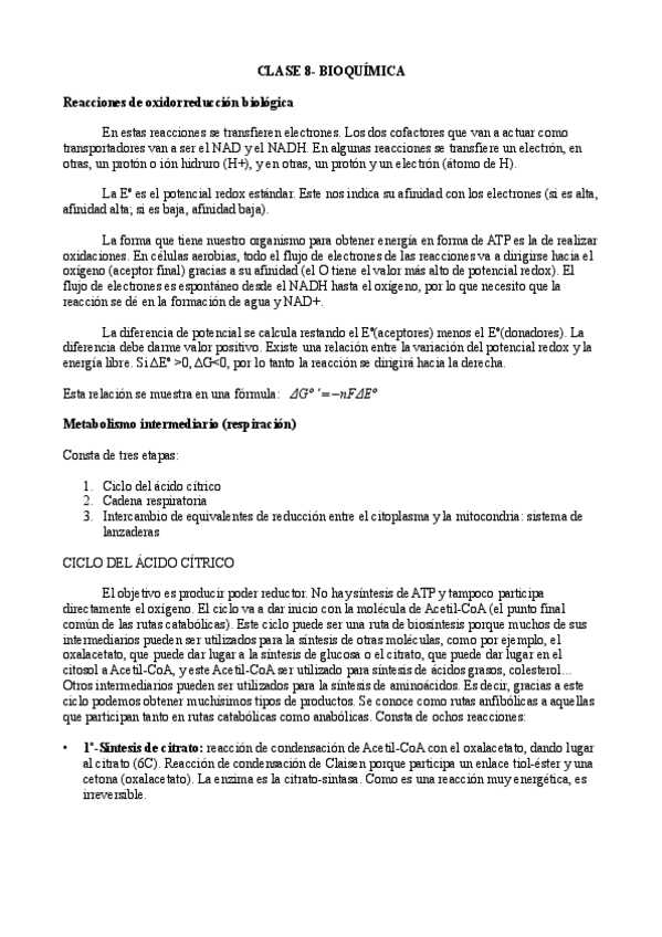 Miniatura del documento Clase 8- Bioquímica.pdf