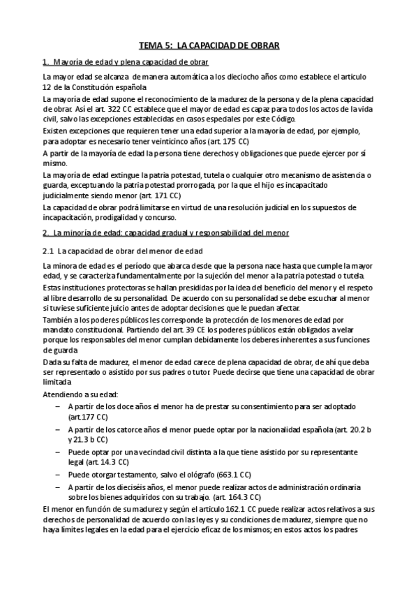 Miniatura del documento Tema 5 La capacidad de obrar.pdf