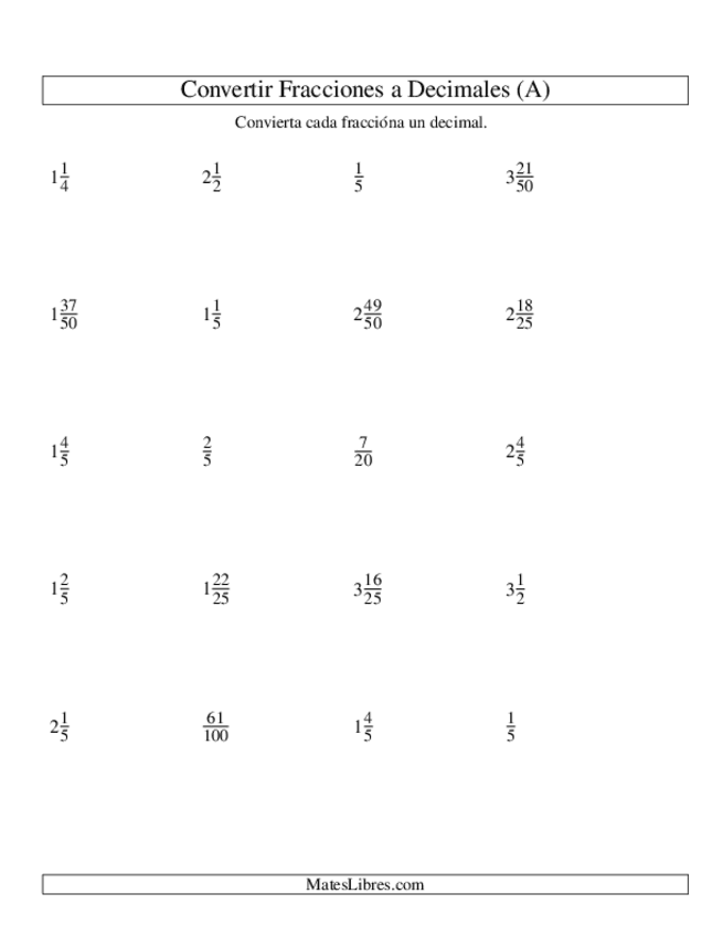Miniatura del documento Hojas-de-Ejercicios-de-Fracciones-Convertir-Fracciones-Mixtas-en-Decimales.pdf